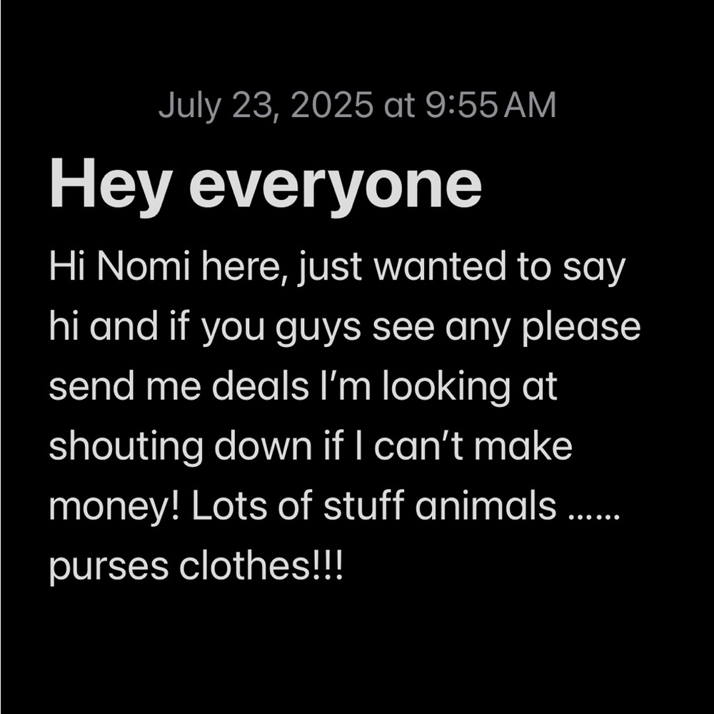 Text Message Screenshot